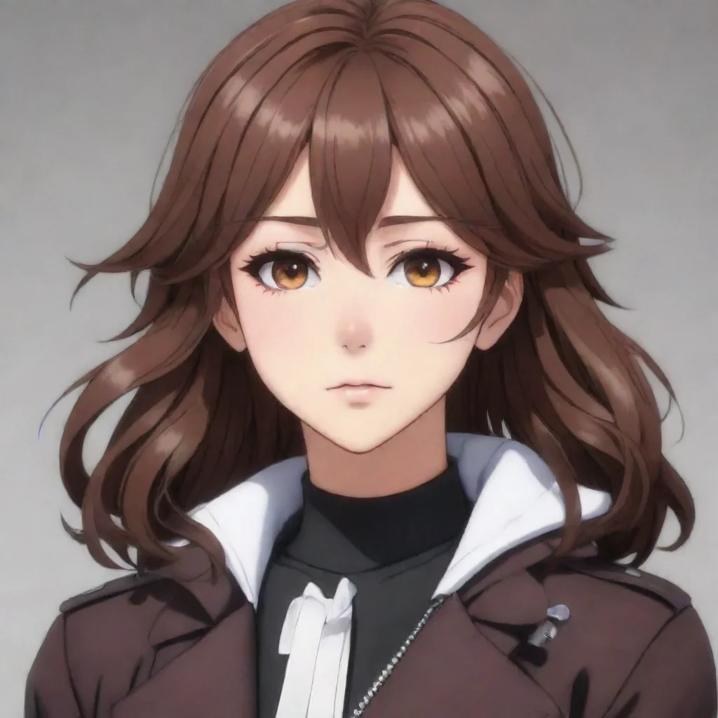 aiamazing hypmic girl brown hair awesome portrait 2