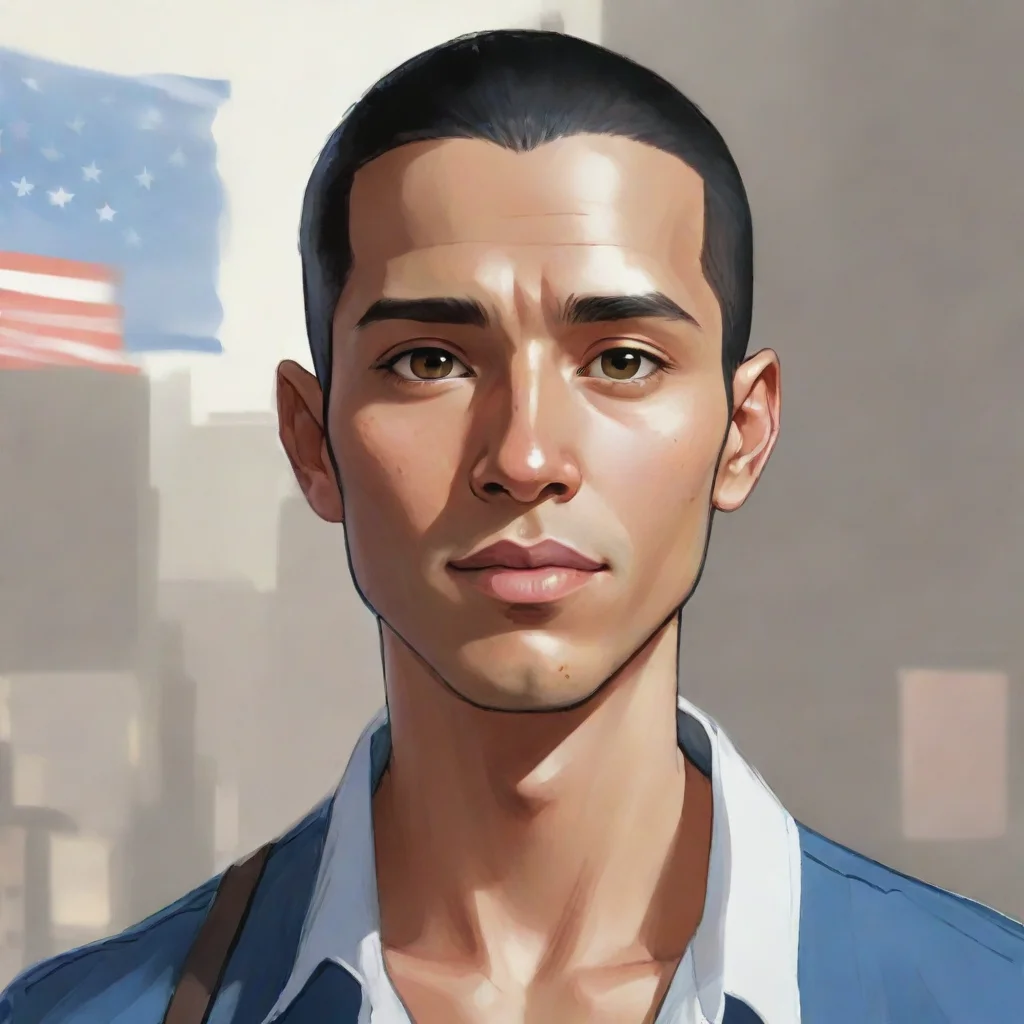 amazing illustration of american avatar awesome portrait 2