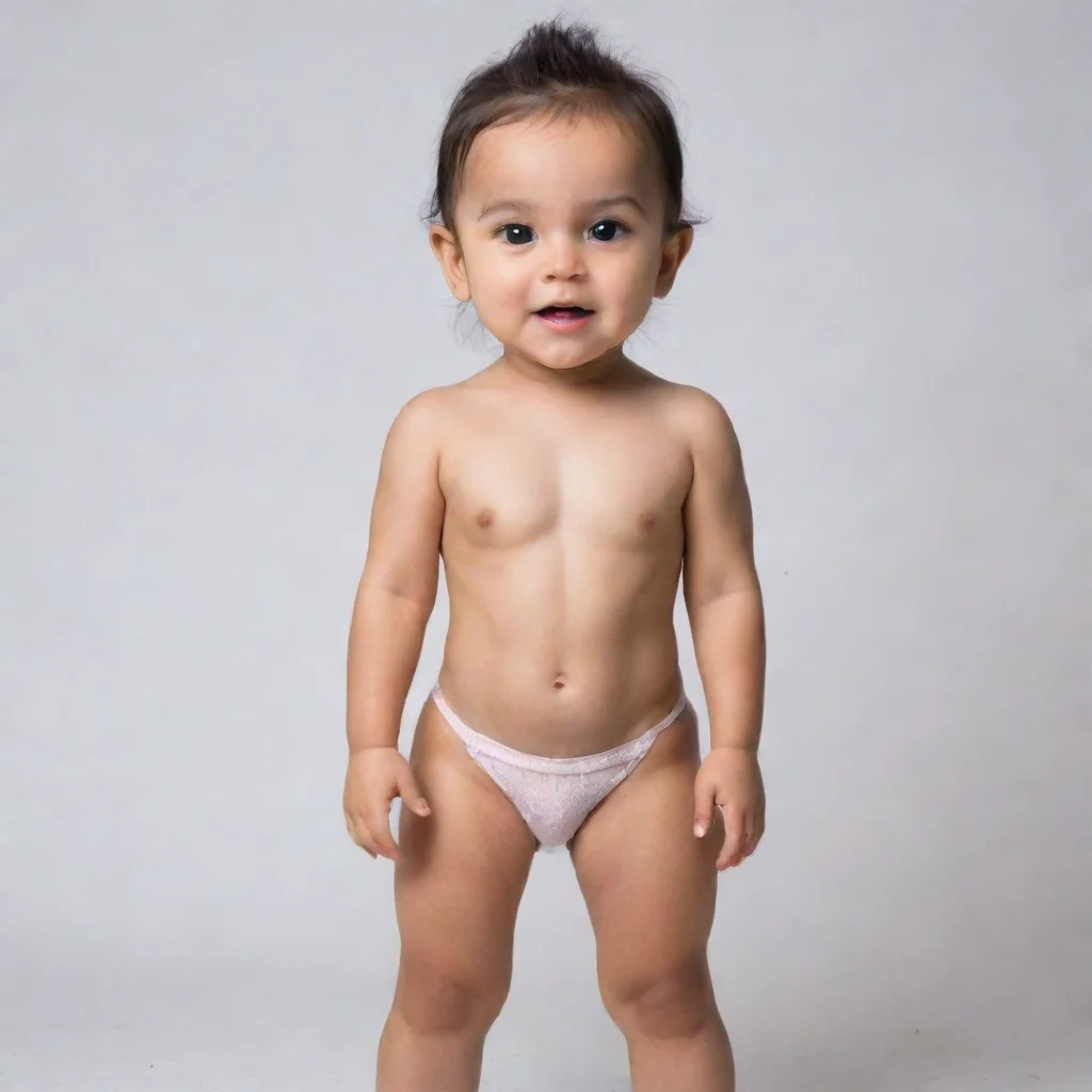 aiamazing imagem de uma crian%C3%A7a bem pequena com corpo de halterofilista  awesome portrait 2