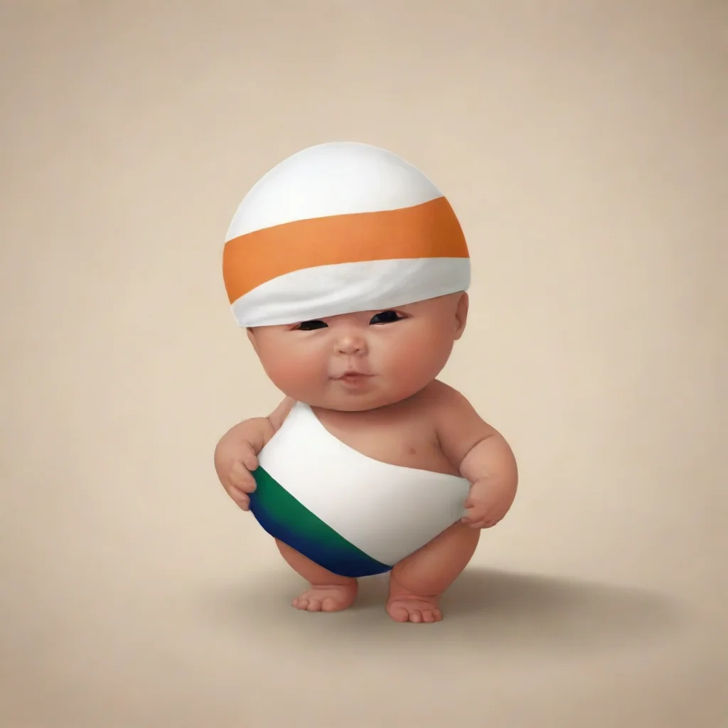 aiamazing india cute baby countryball awesome portrait 2