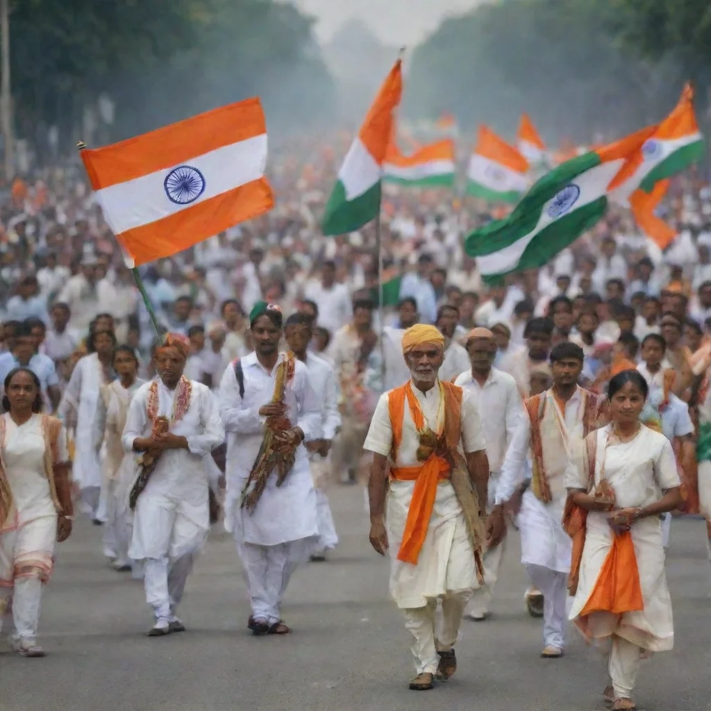 aiamazing india is celebrating its 77th independence day on august 15%2C 2024. awesome portrait 2