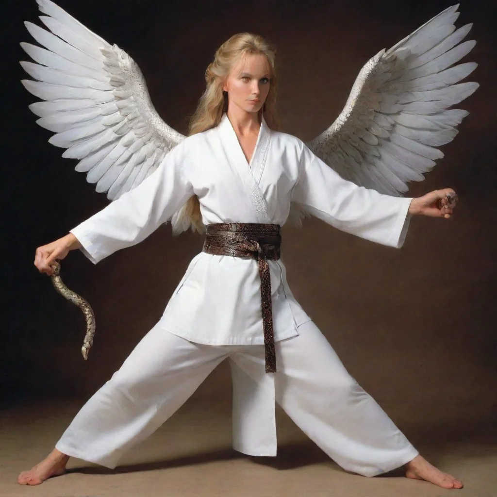 amazing iron snake karate angel awesome portrait 2