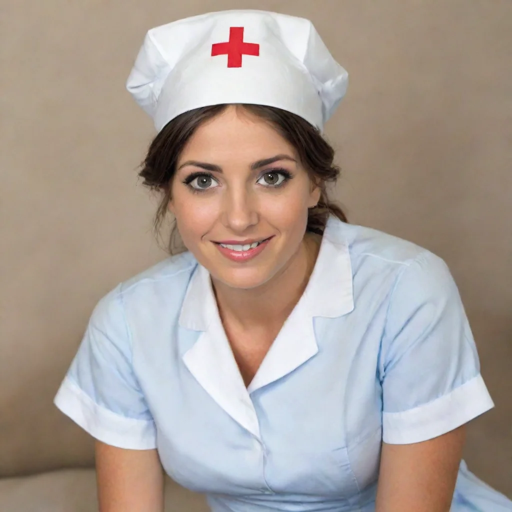 amazing italian nurse awesome portrait 2