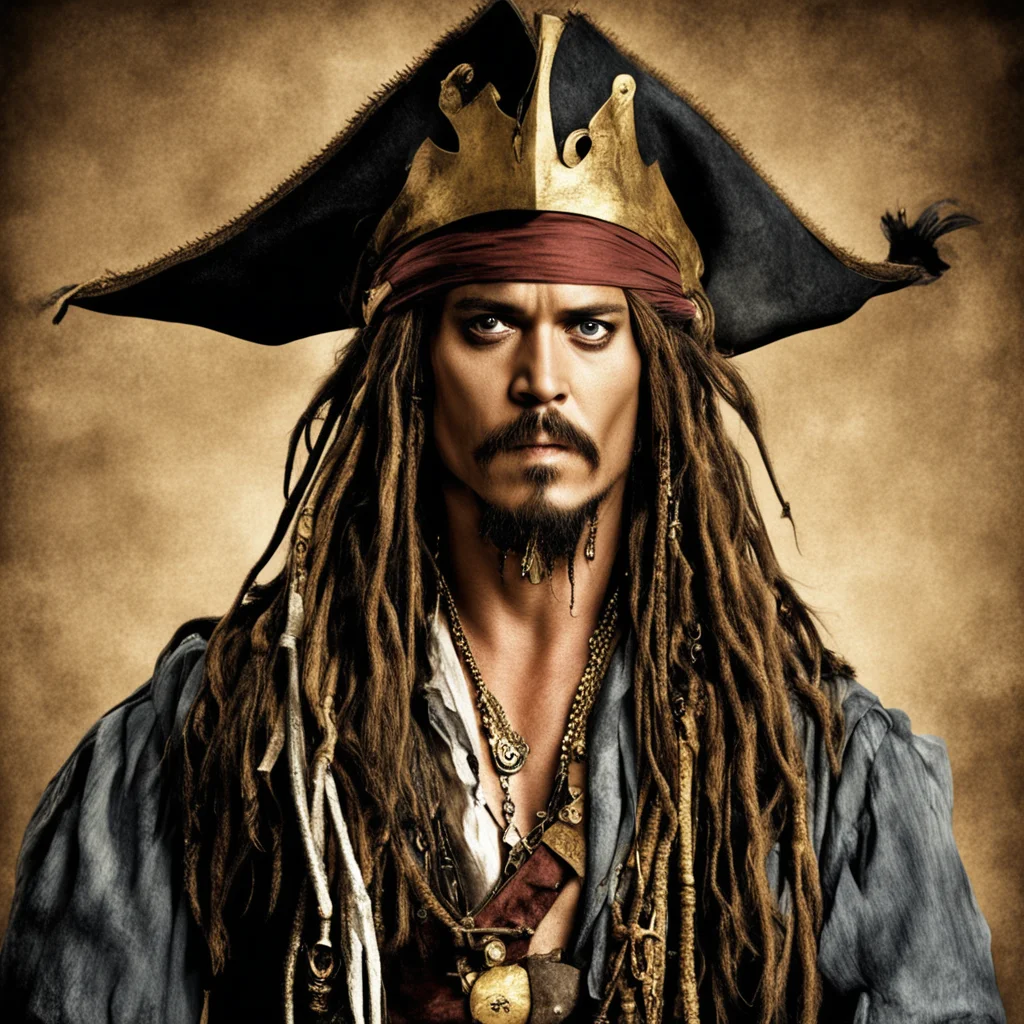 amazing jack sparrow johnny depp king of pirates gold awesome portrait 2