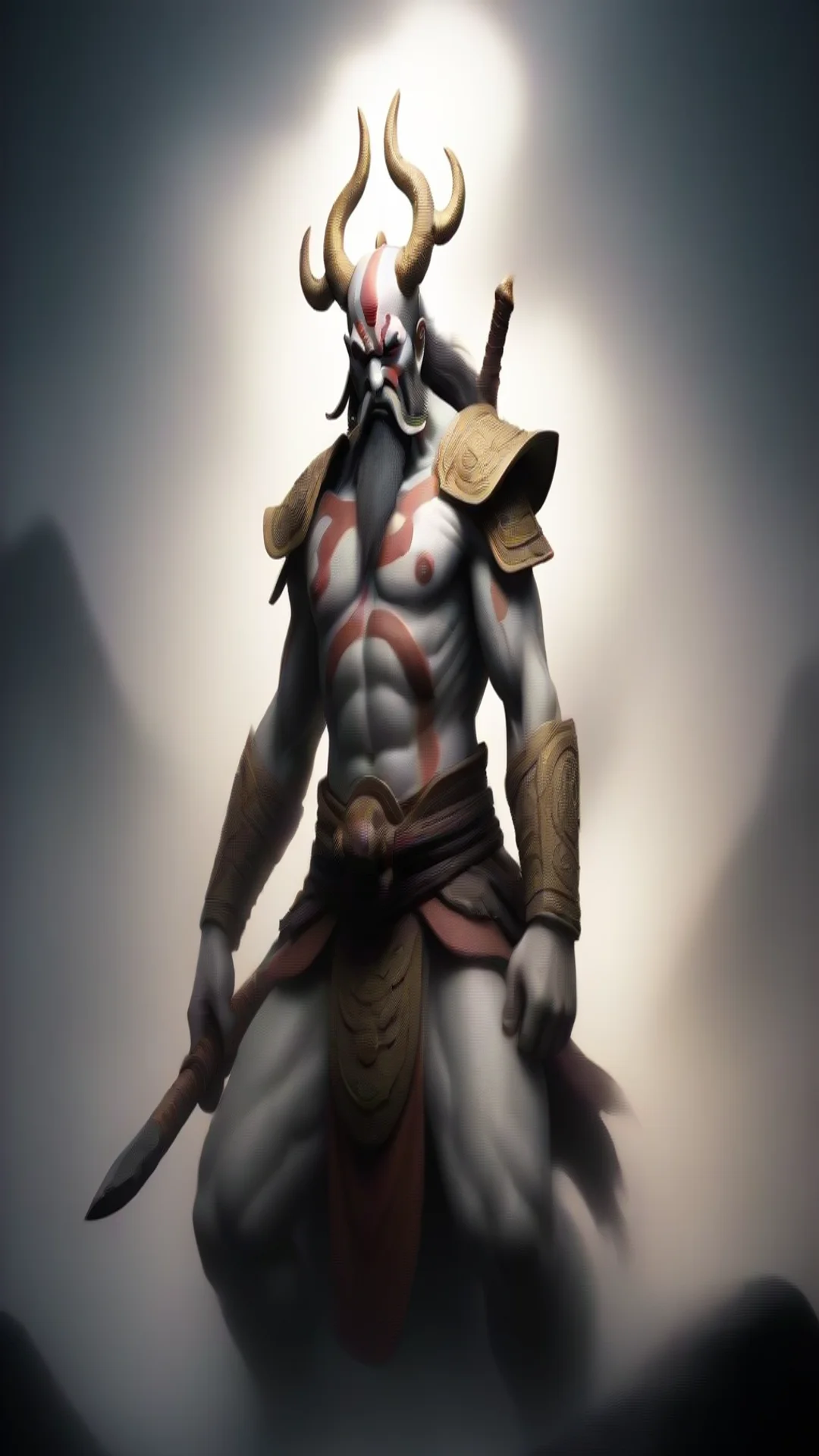 aiamazing japanese god of war%2C bishamonten awesome portrait 2 tall