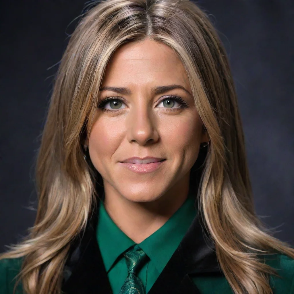 aiamazing jennifer aniston as a slytherin awesome portrait 2