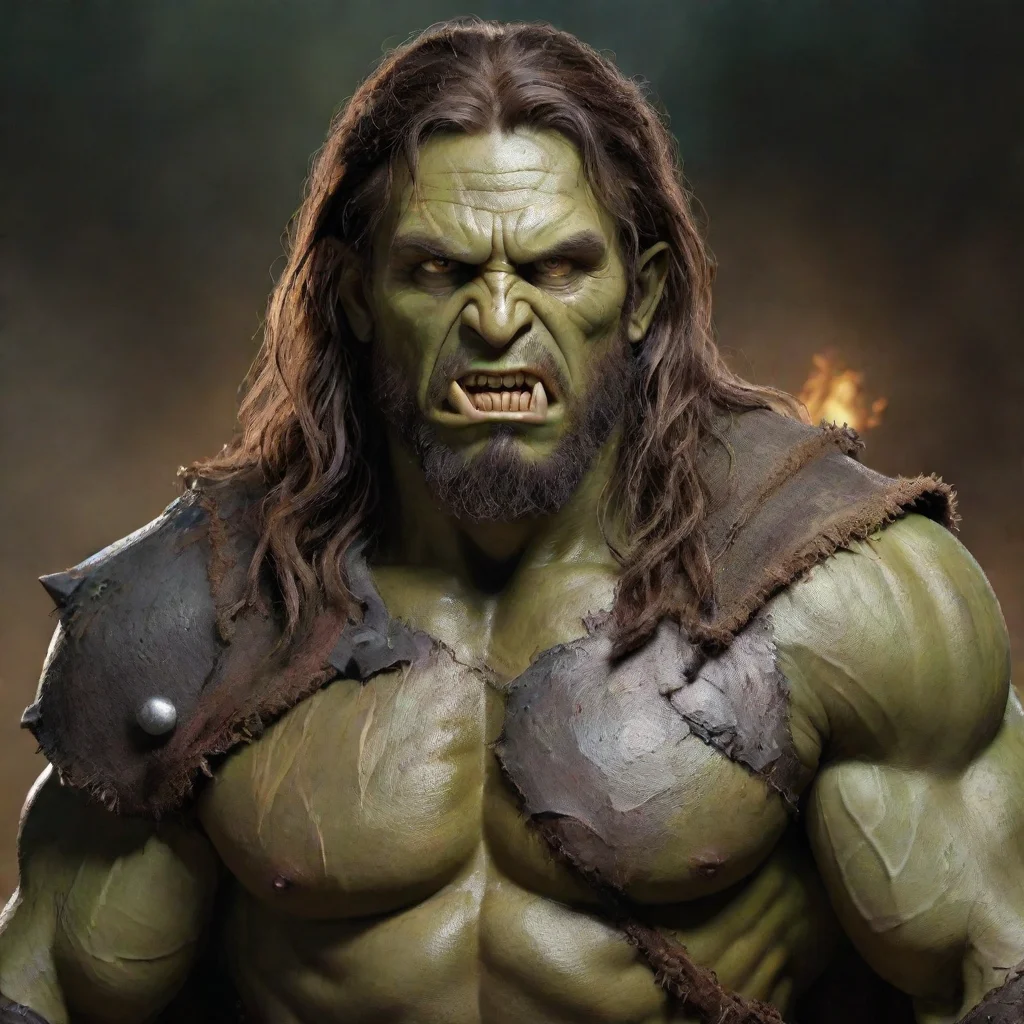 amazing jesus as orc awesome portrait 2