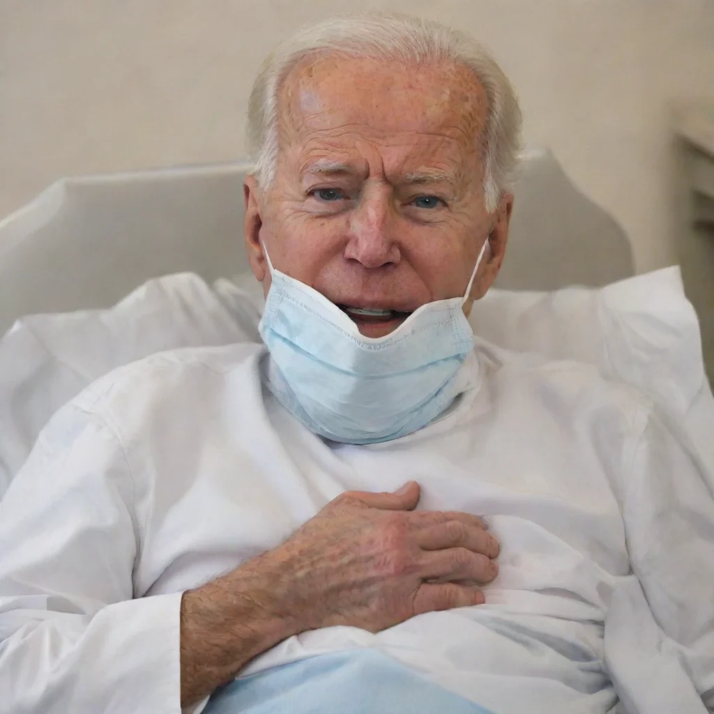 aiamazing joe biden seriously ill in intesive care unit awesome portrait 2