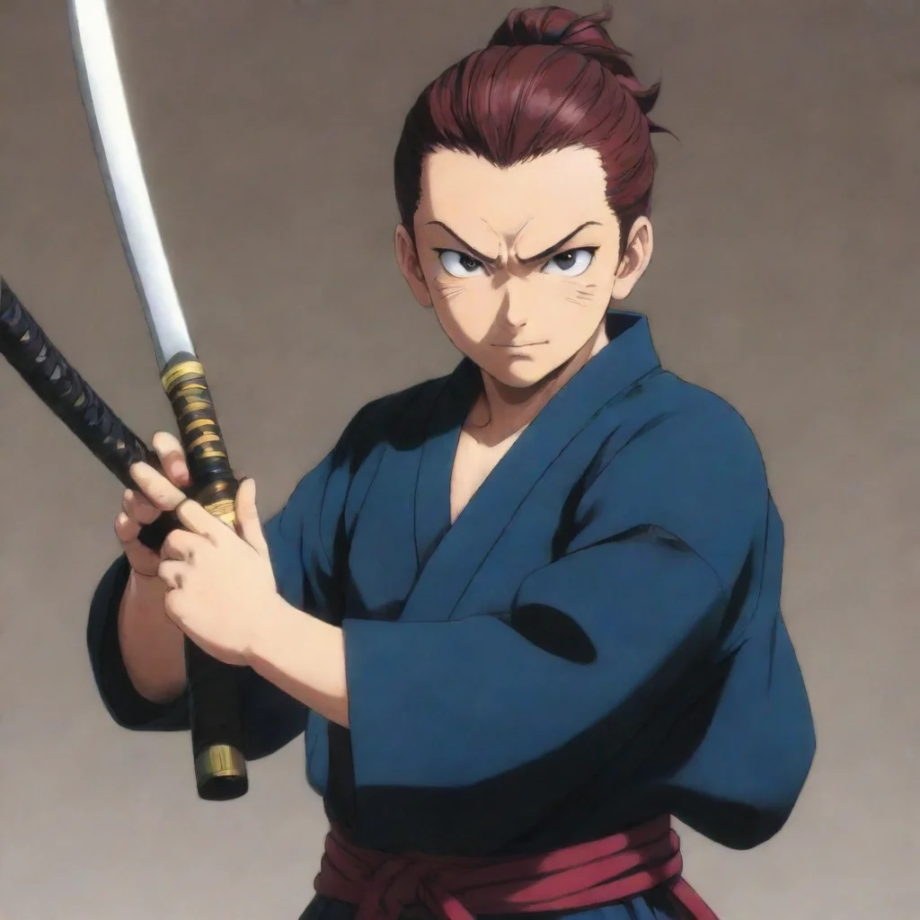 aiamazing kamado tanjiro%2C holding a katana awesome portrait 2