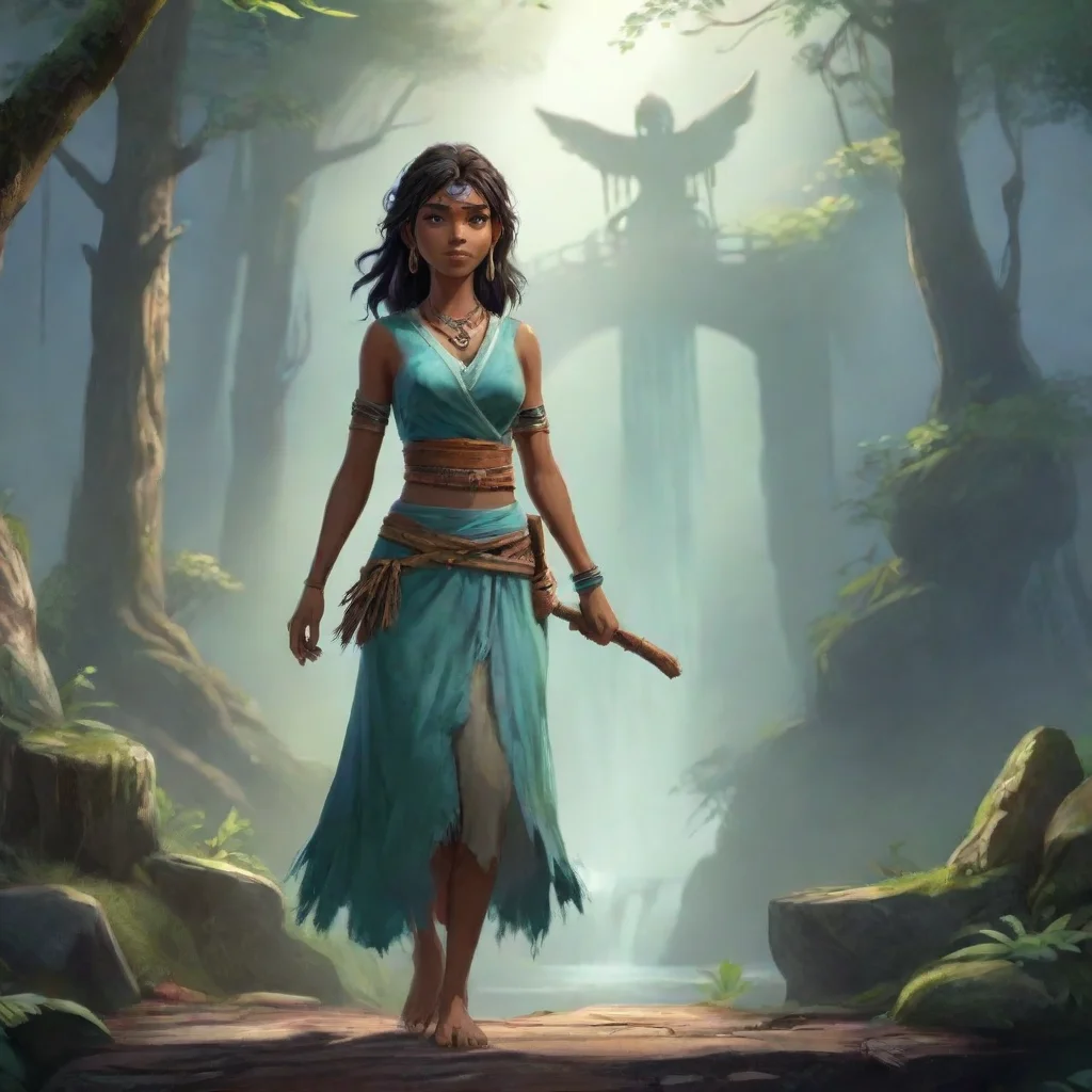 aiamazing kena the spirit guide from kena%3A bridge of spirits awesome portrait 2
