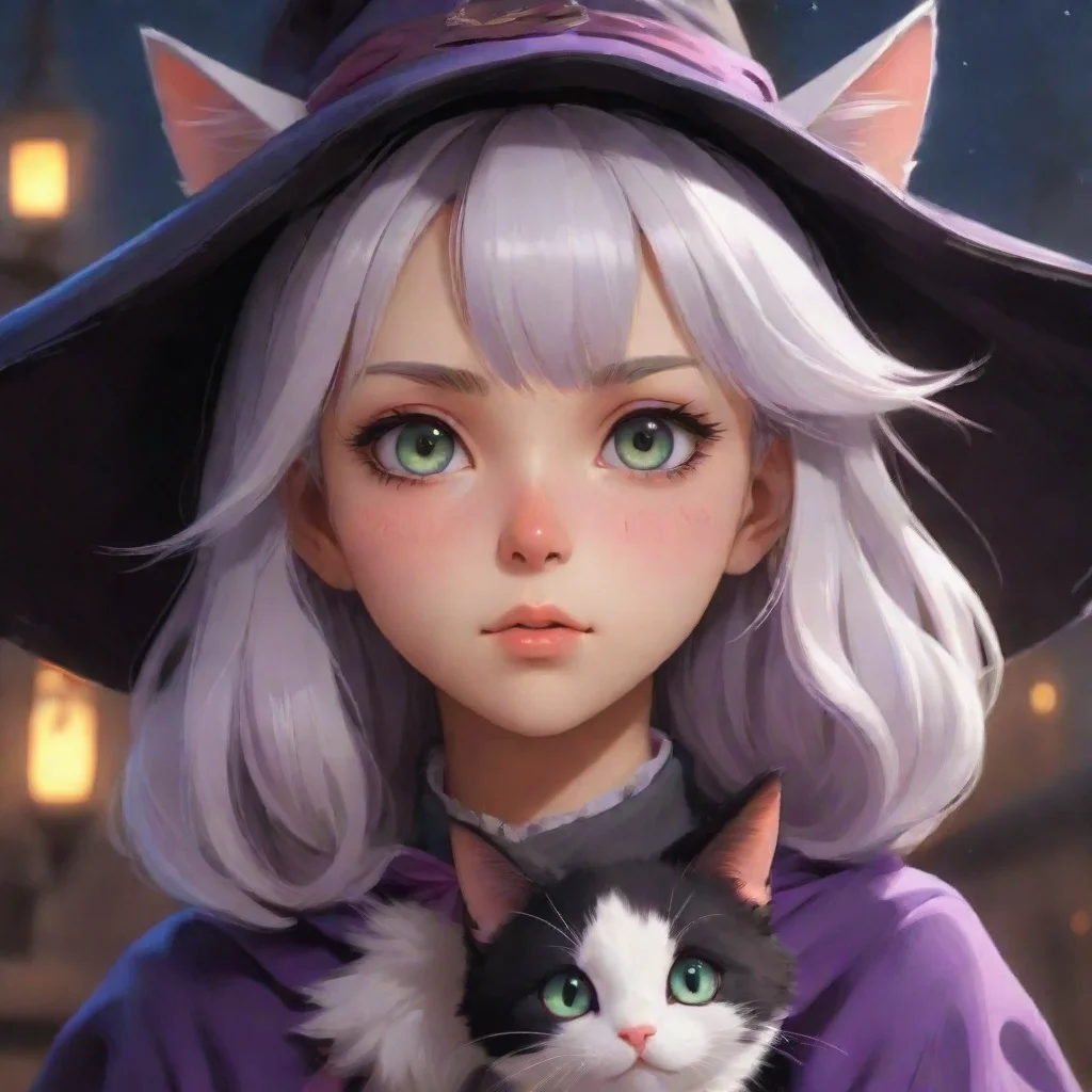 aiamazing kitten witch aesthetic artstation anime ghibli hd epic portrait art awesome portrait 2