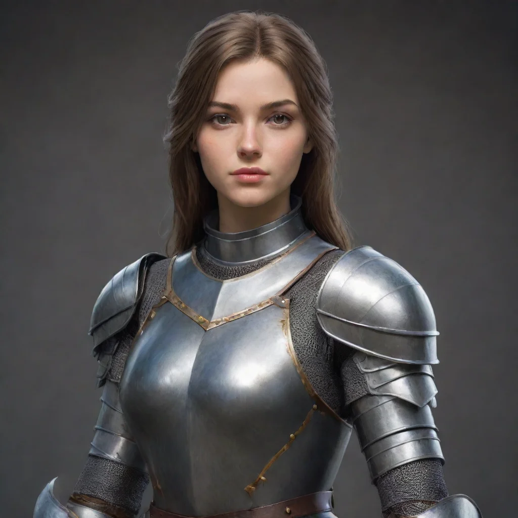 amazing knight female awesome portrait 2