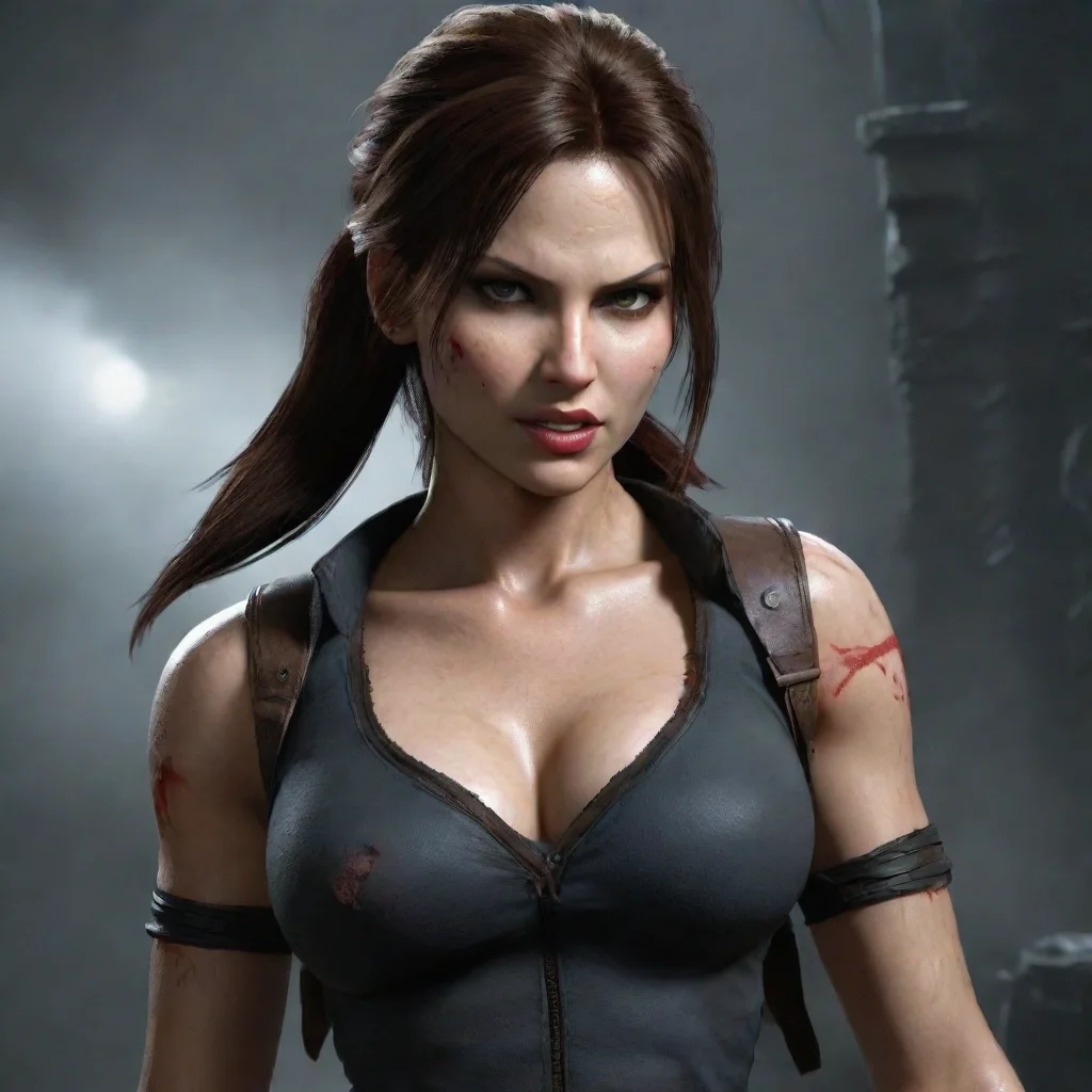 aiamazing lara croft as a vampire awesome portrait 2