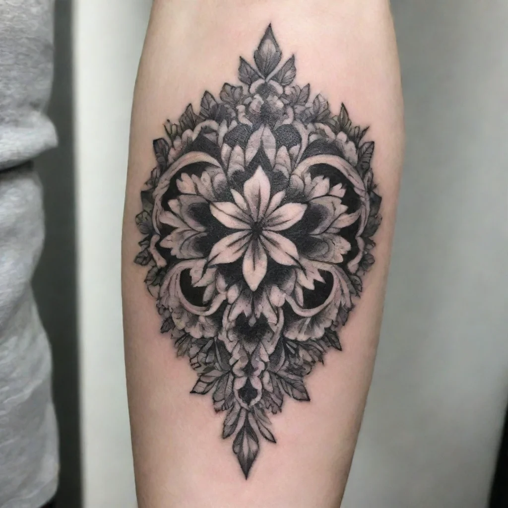 aiamazing latvian traditional fine line black and white tattoo awesome portrait 2