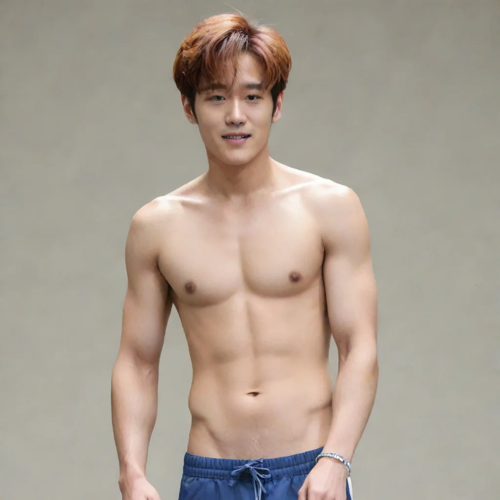 aiamazing lee jeno shirtless  awesome portrait 2