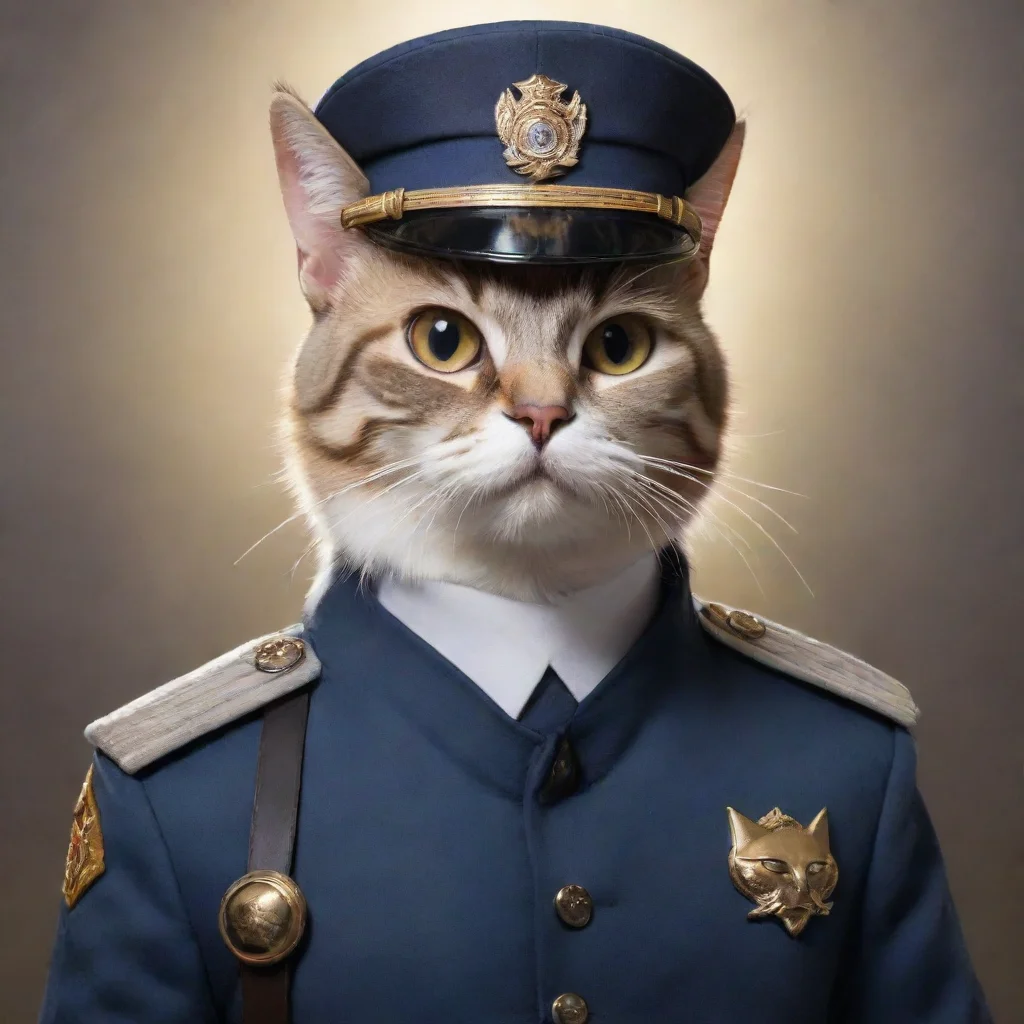 aiamazing lieutenant meow awesome portrait 2
