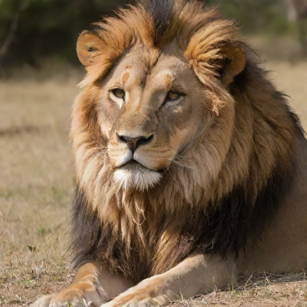 amazing lion awesome portrait 2