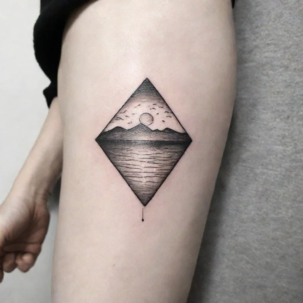 aiamazing little fine line black and white tattoo awesome portrait 2