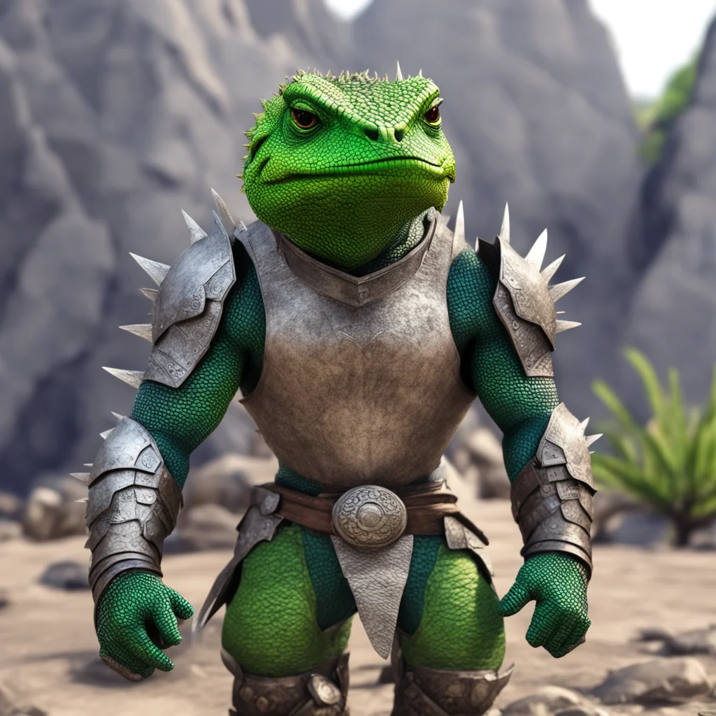 aiamazing lizard warrior selfie  strong stance%2C hands in pockets calm armored  good looking trending fantastic 1