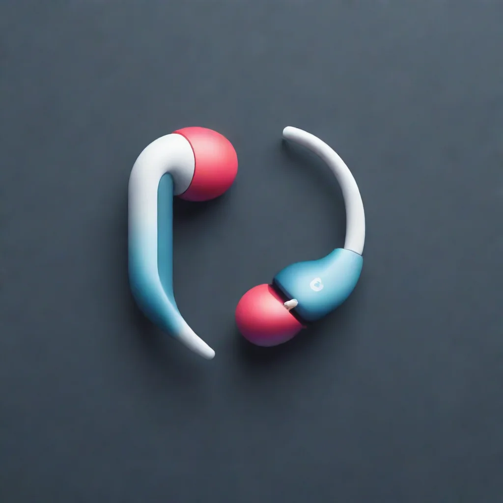 aiamazing logo earphones minimalistic app duo colors awesome portrait 2