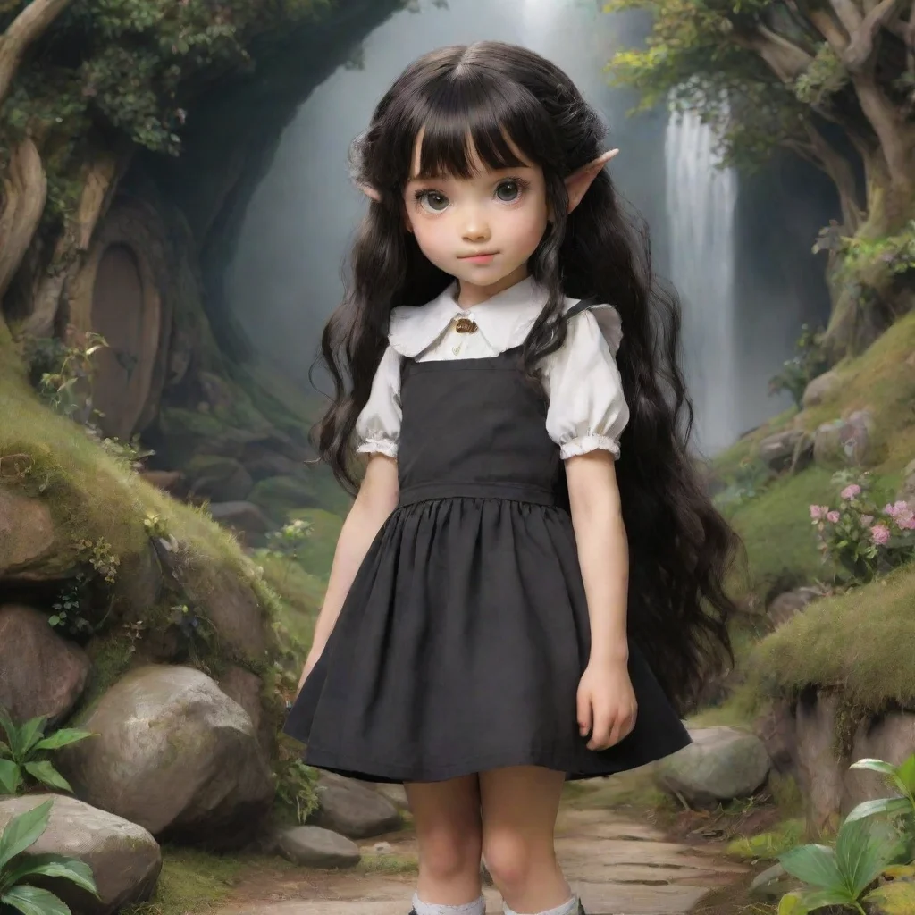 aiamazing loli black hobbit awesome portrait 2