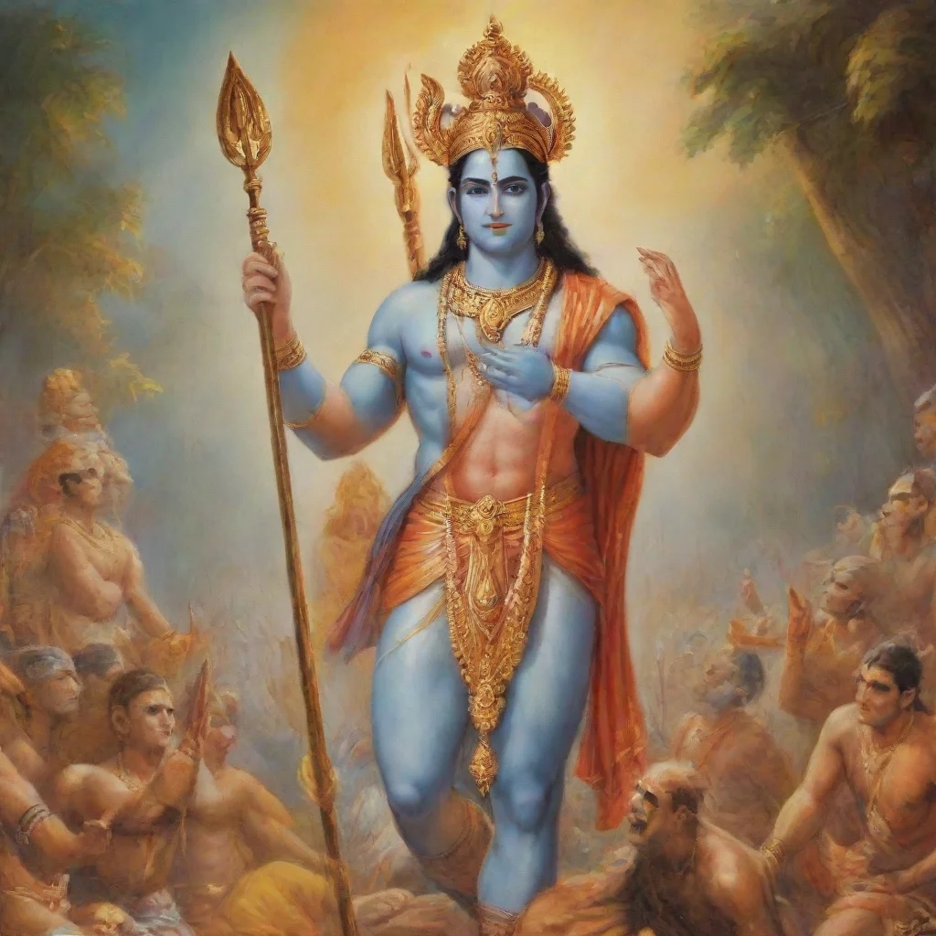 amazing lord ram awesome portrait 2