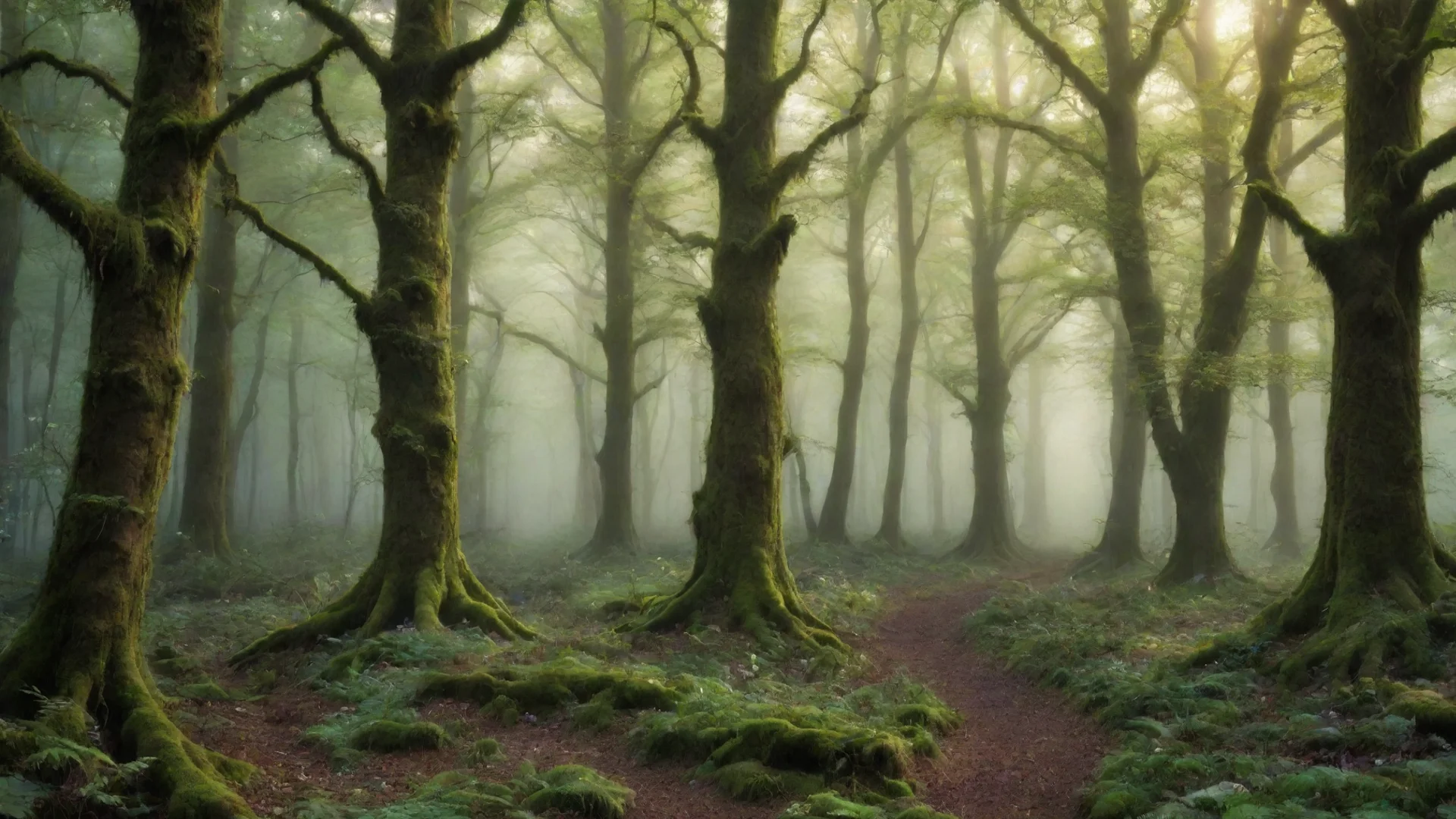 aiamazing magical forest awesome portrait 2 wide