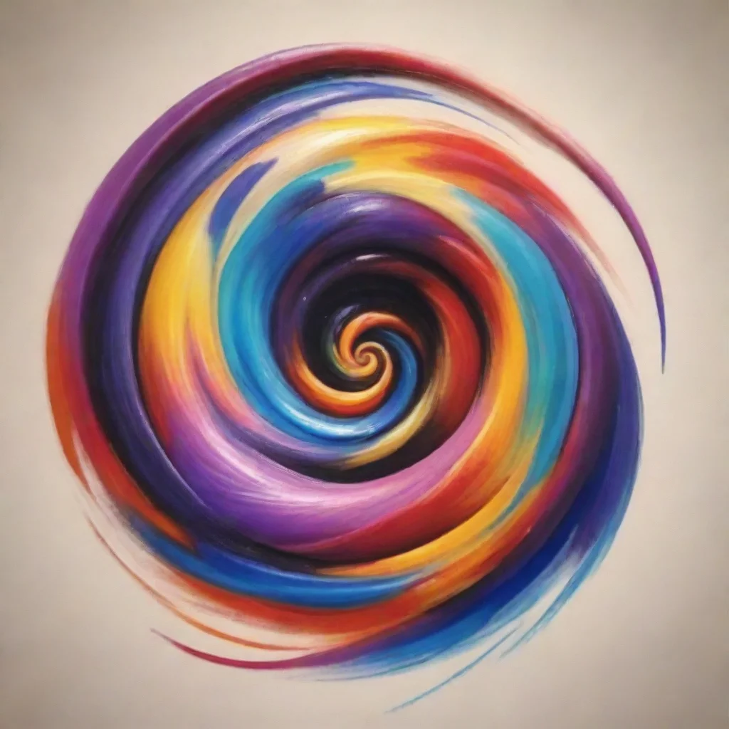 aiamazing magical swirl making e logo artistic magical art awesome portrait 2