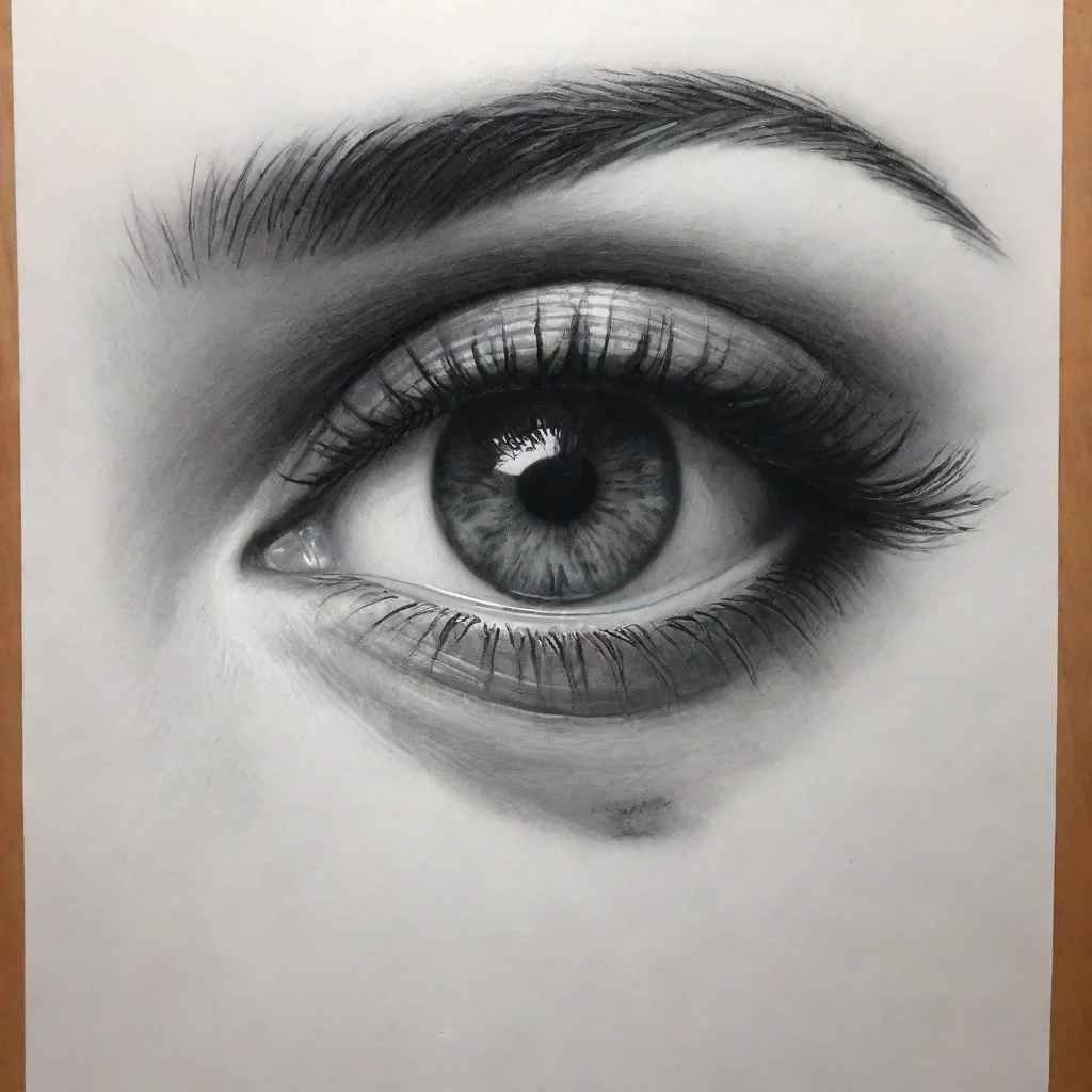 aiamazing make me a eye using charcoal pencil with a signature name   thirdy awesome portrait 2