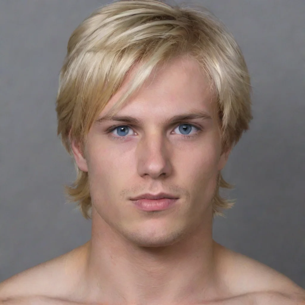 amazing male blonde normal built awesome portrait 2
