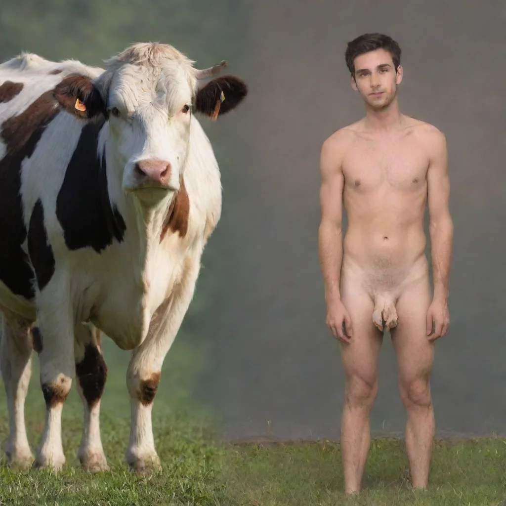 aiamazing male to cow awesome portrait 2
