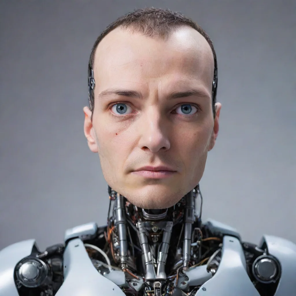 amazing man that was betrayed and turned into a robot awesome portrait 2