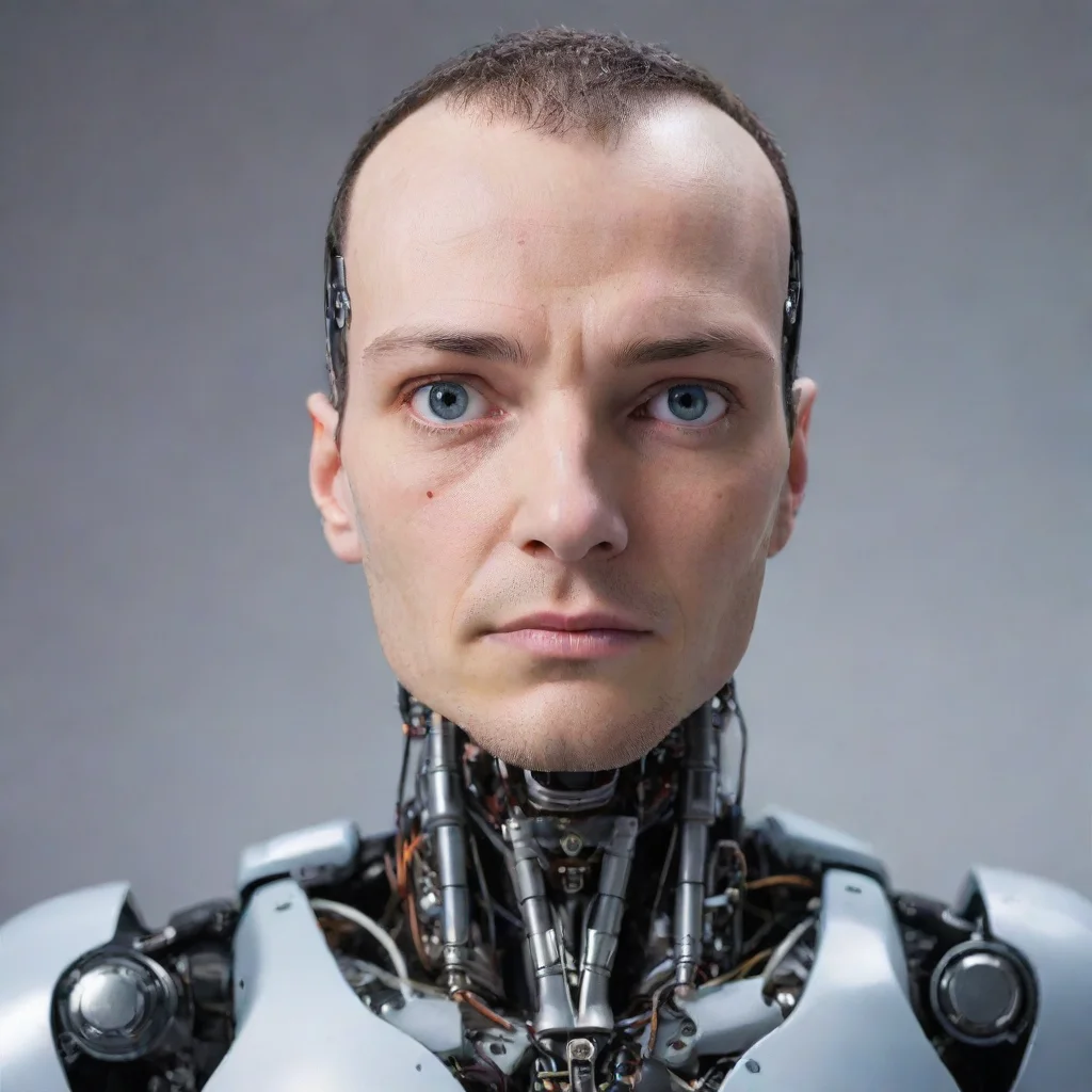 aiamazing man that was betrayed and turned into a robot awesome portrait 2