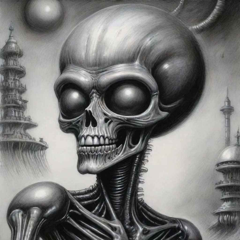 aiamazing martian from mars attacks drawn by hr giger awesome portrait 2