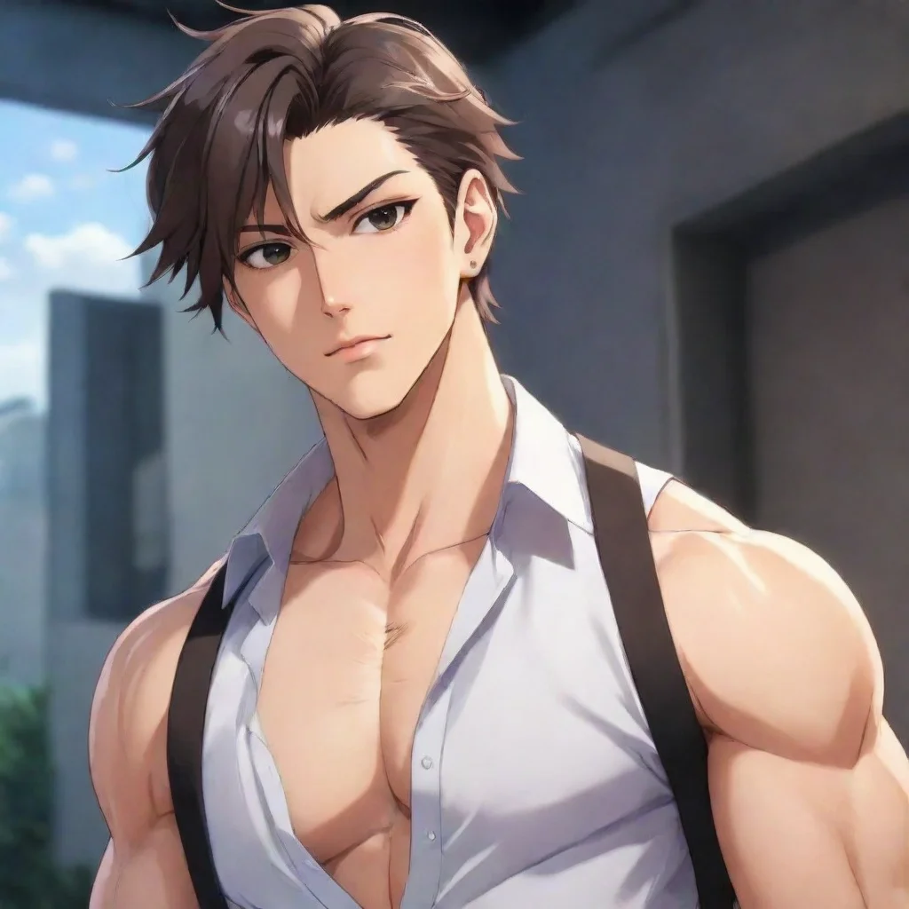 amazing masculine anime handsome awesome portrait 2