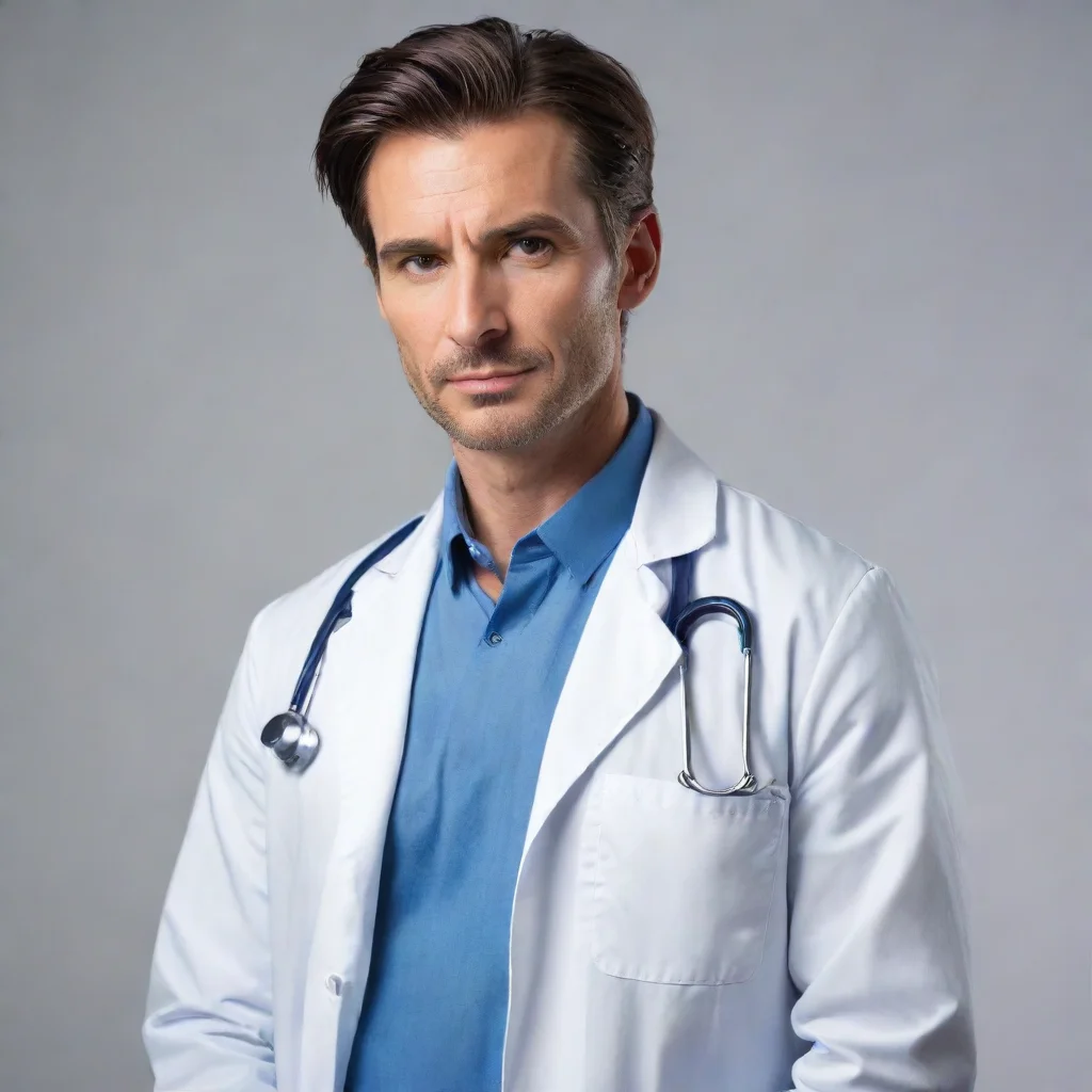 amazing masculine doctor awesome portrait 2