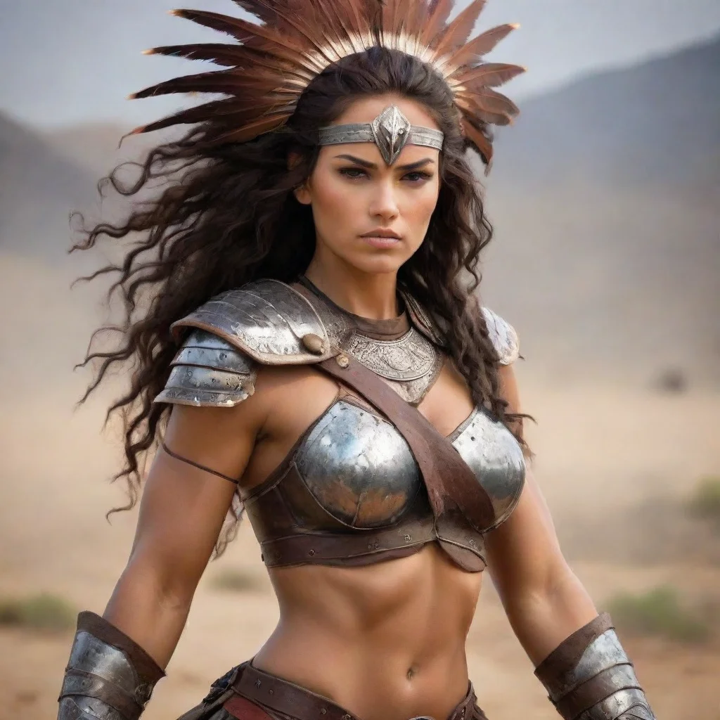 aiamazing mighty warrior woman beautiful  awesome portrait 2