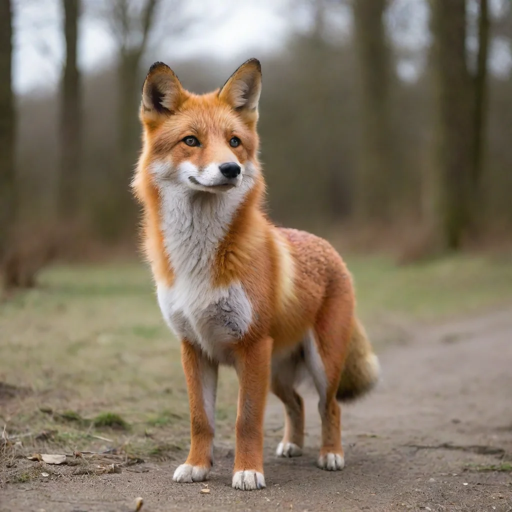 amazing mix of dog and fox awesome portrait 2