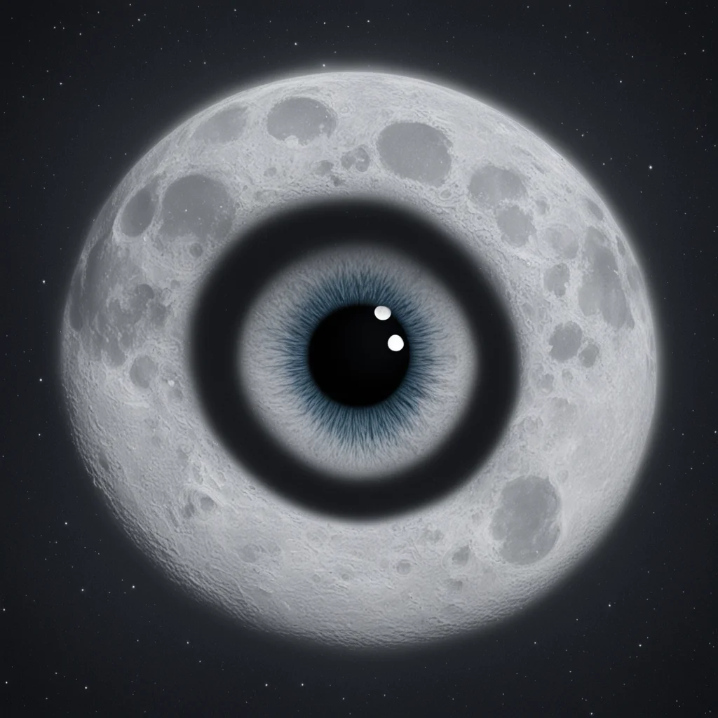 aiamazing moon with eye awesome portrait 2