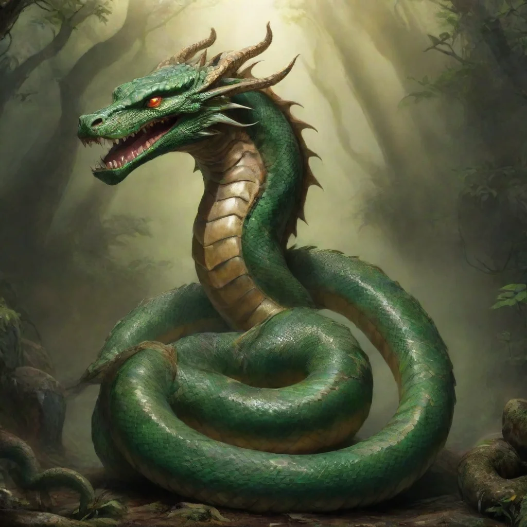 aiamazing naga the serpent powerful awesome portrait 2