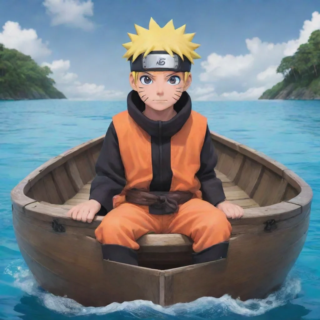 amazing naruto in a boat  awesome portrait 2
