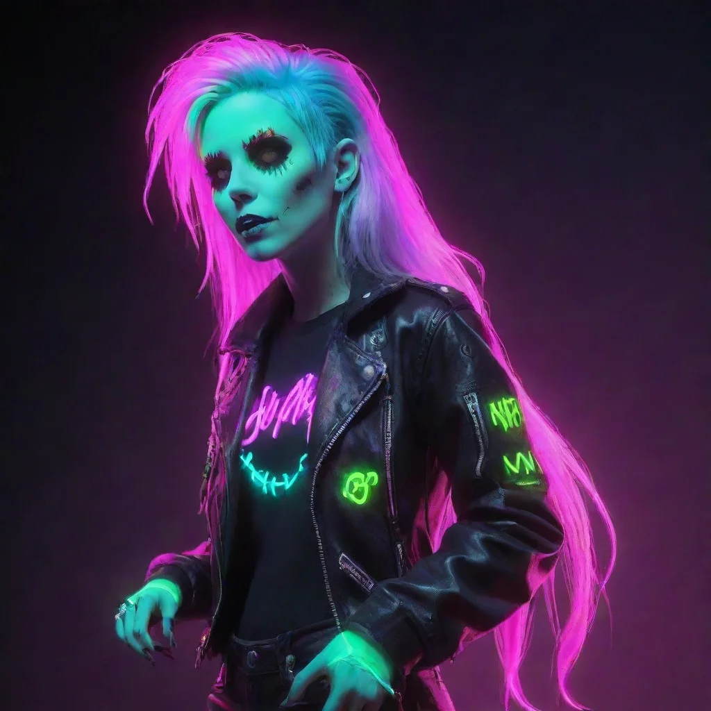 aiamazing neon punk ghost awesome portrait 2