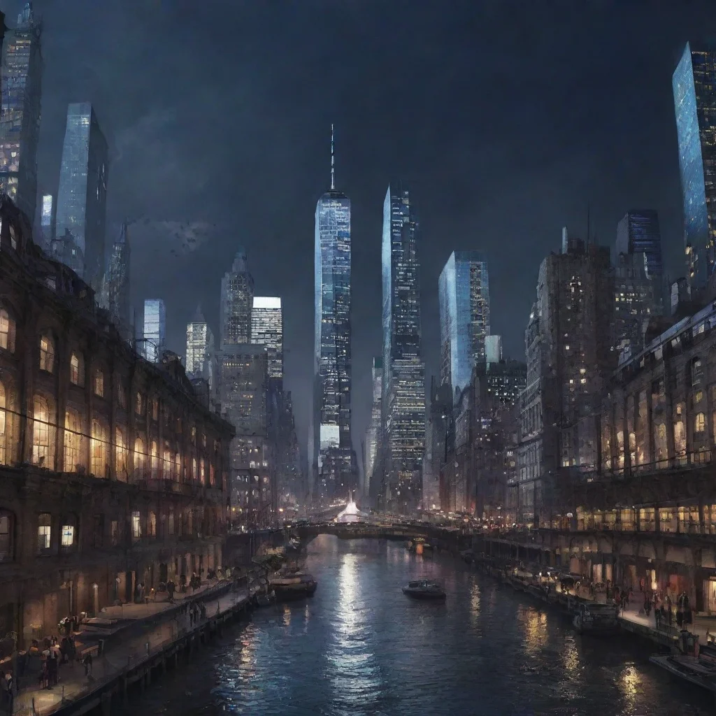 aiamazing new york city in the future at nite..details awesome portrait 2