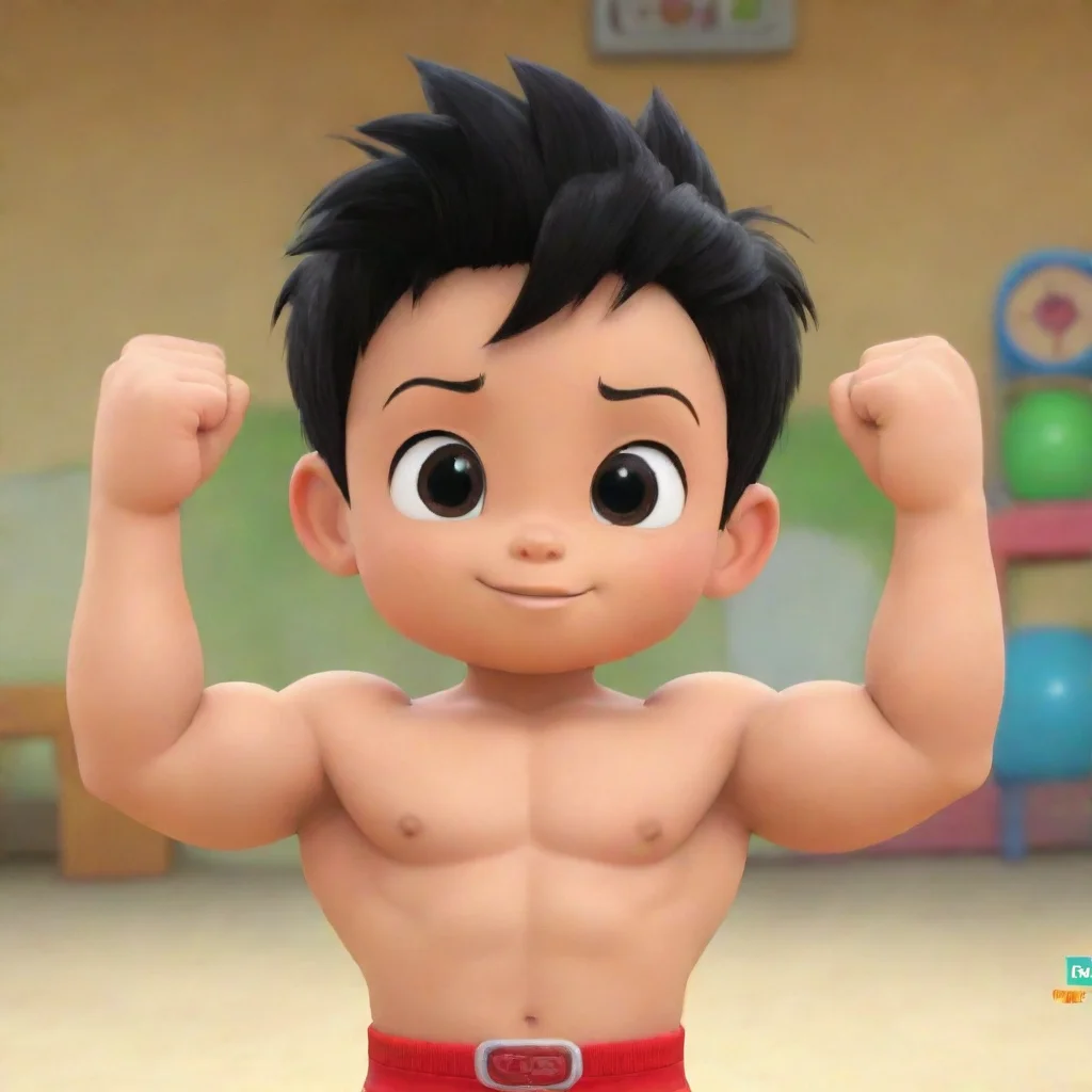 aiamazing nick jr%3A ni hao kai lan%3A kai lan biceps flex awesome portrait 2