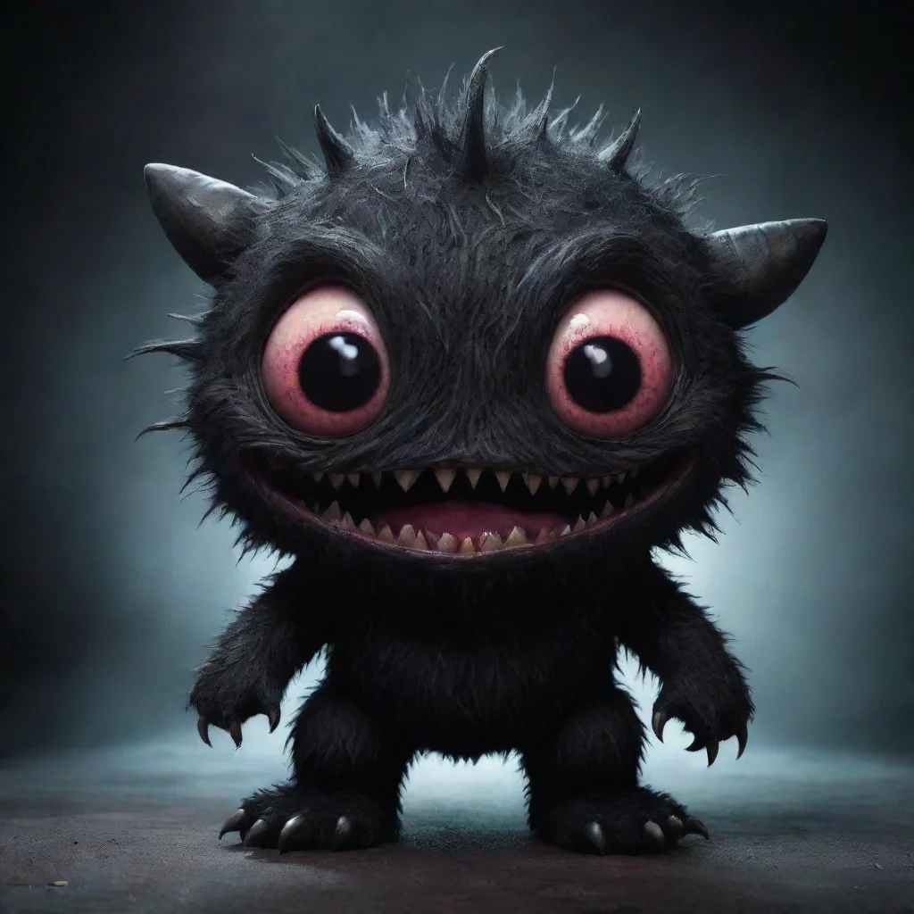 aiamazing nightmare monster scary but cute awesome portrait 2