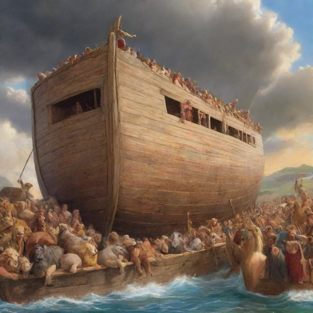 aiamazing noah and  the ark awesome portrait 2