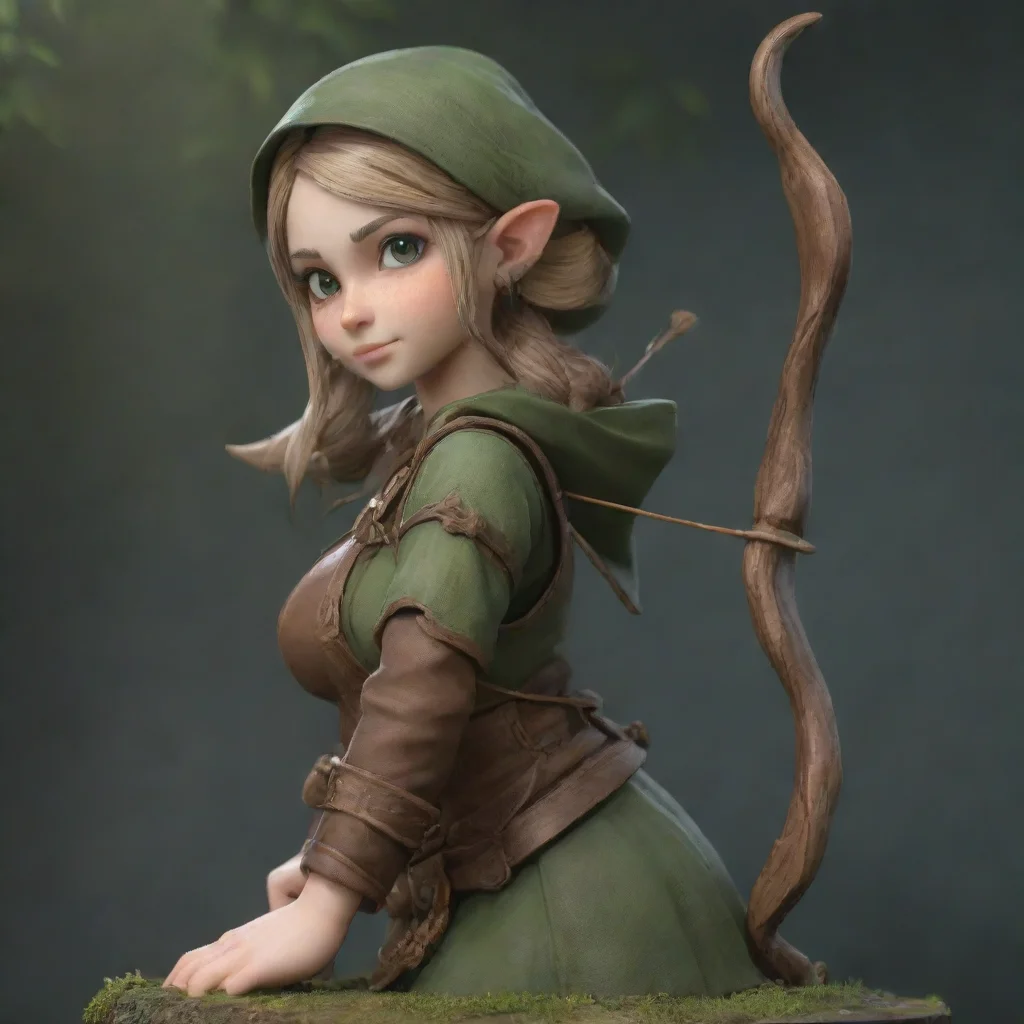 aiamazing nostalgic wood elf archer hd detailed awesome portrait 2