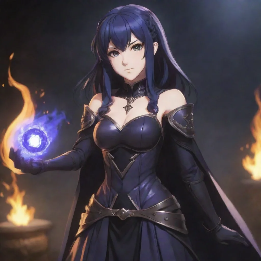 aiamazing nyx fire emblem wielding dark magic looking at viewer expressionless anime awesome portrait 2