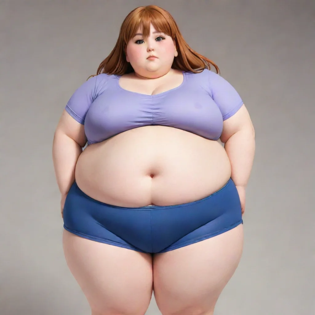 aiamazing obese anime girl awesome portrait 2