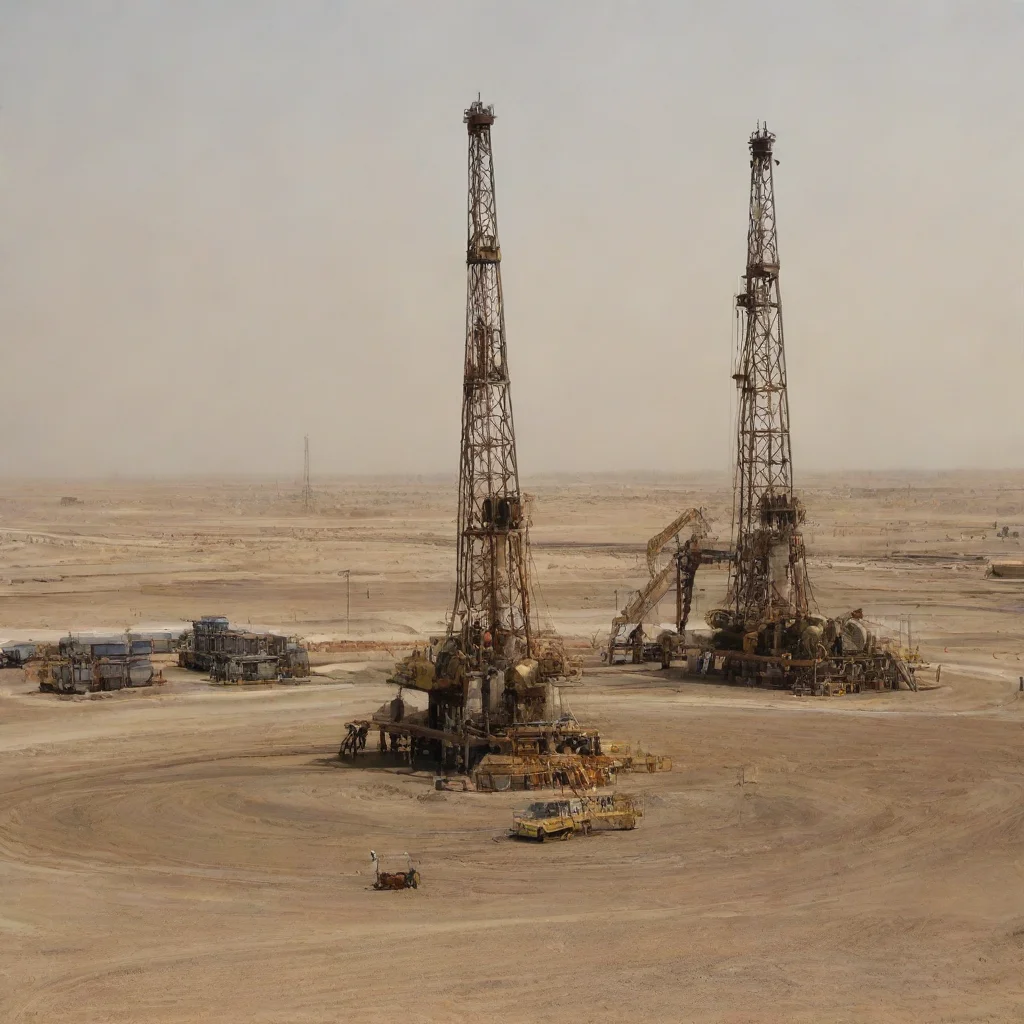amazing oil field kuwait  awesome portrait 2